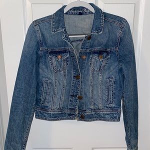Cropped American Eagle Jean Jacket